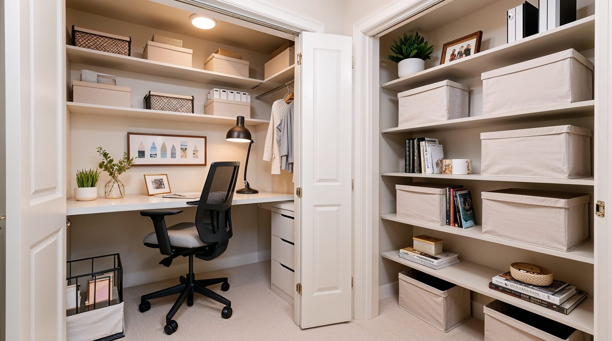 7 Essential Tips for Home Office Closet Design