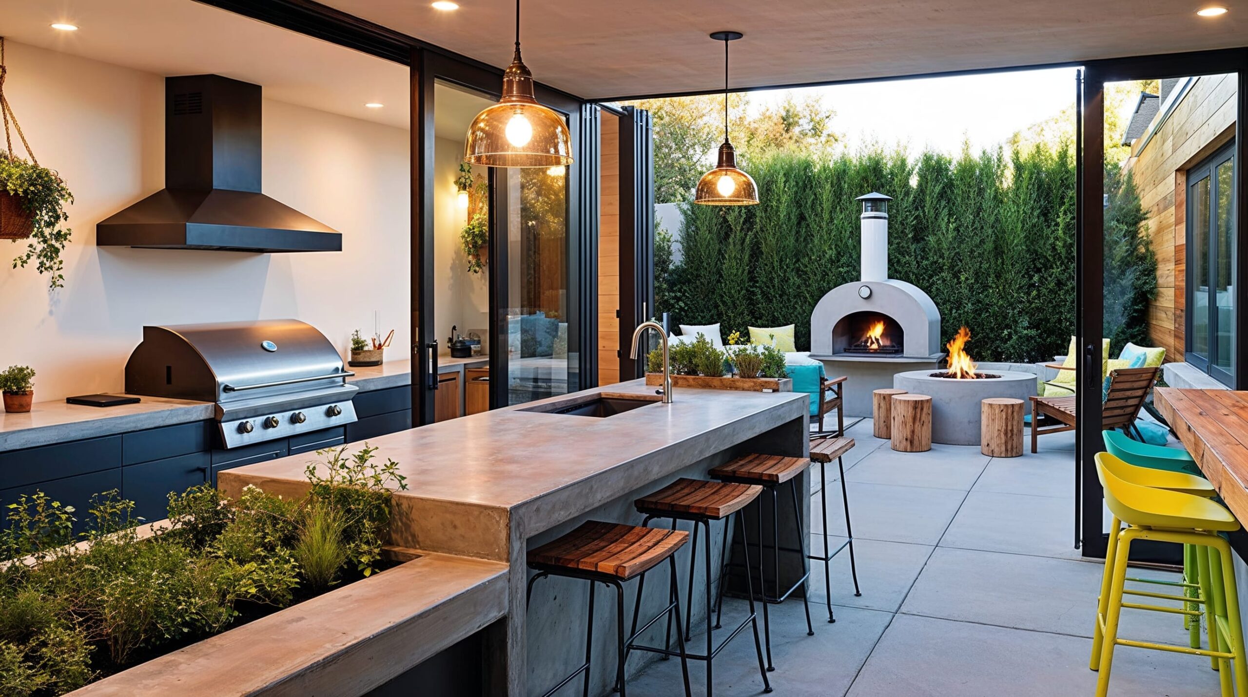 Backyard Kitchen Design Trends for Modern Homes