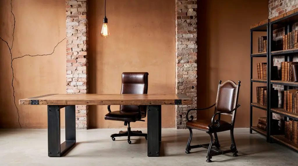 Bold Industrial Style Office