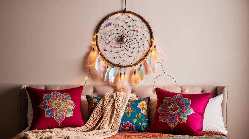 DIY Dreamcatcher with Fairy Lights 1