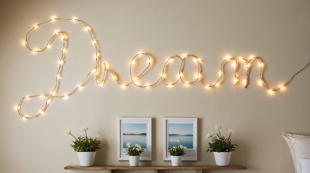 Fairy Light Message Board