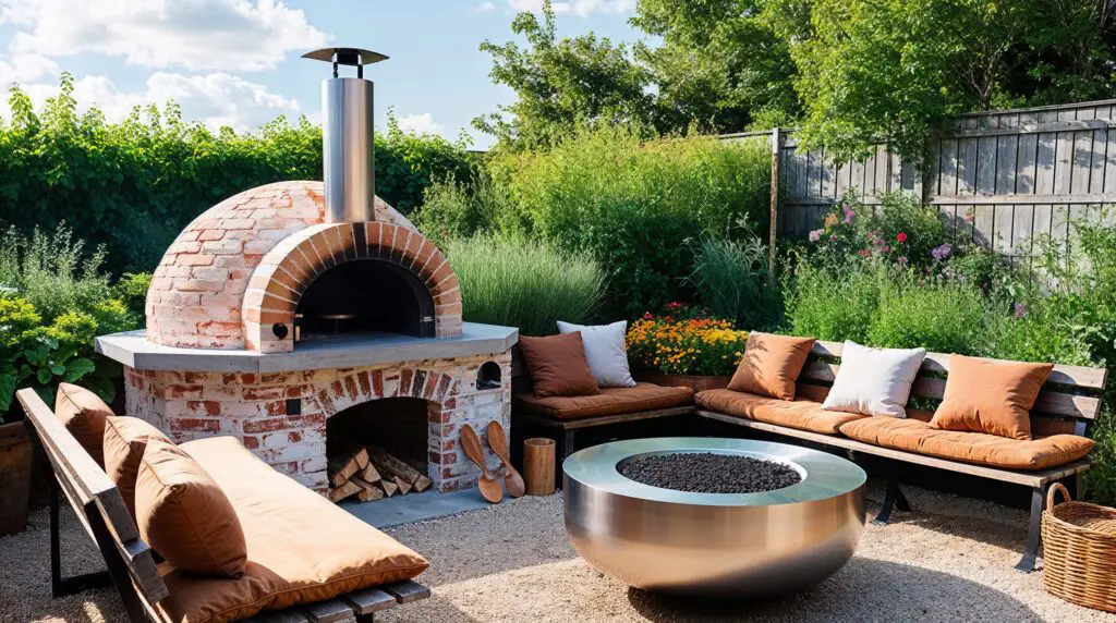 Outdoor fireplaces pizza ovens