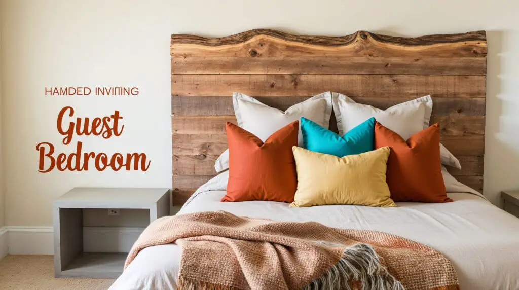 Personalized touch at a headboard DIY