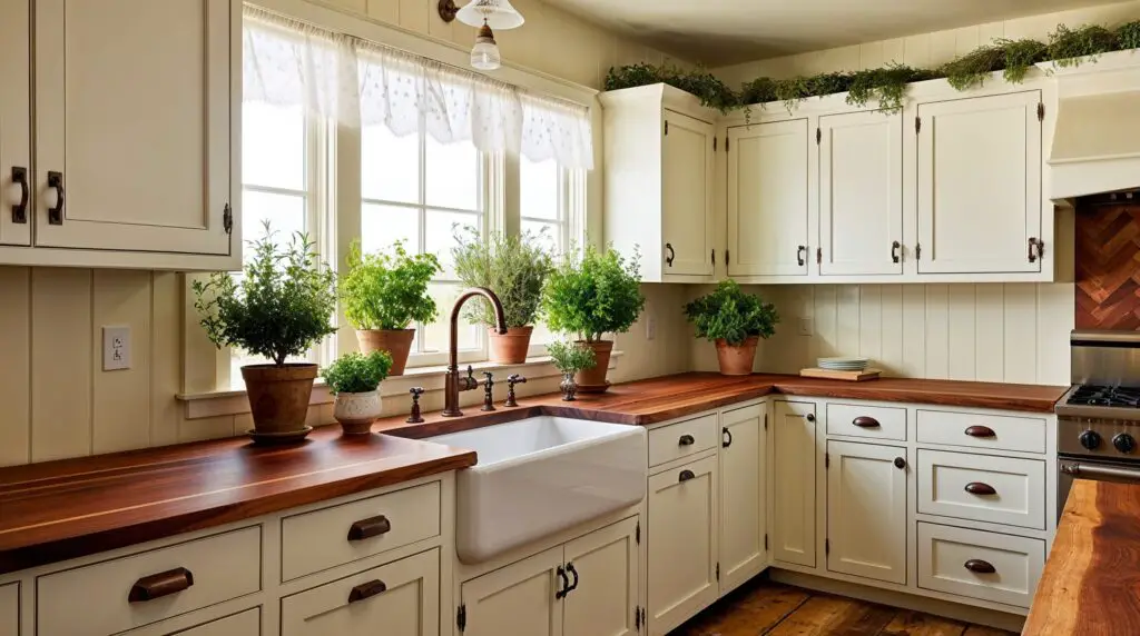 Rustic farmhouse kitchen full of charm