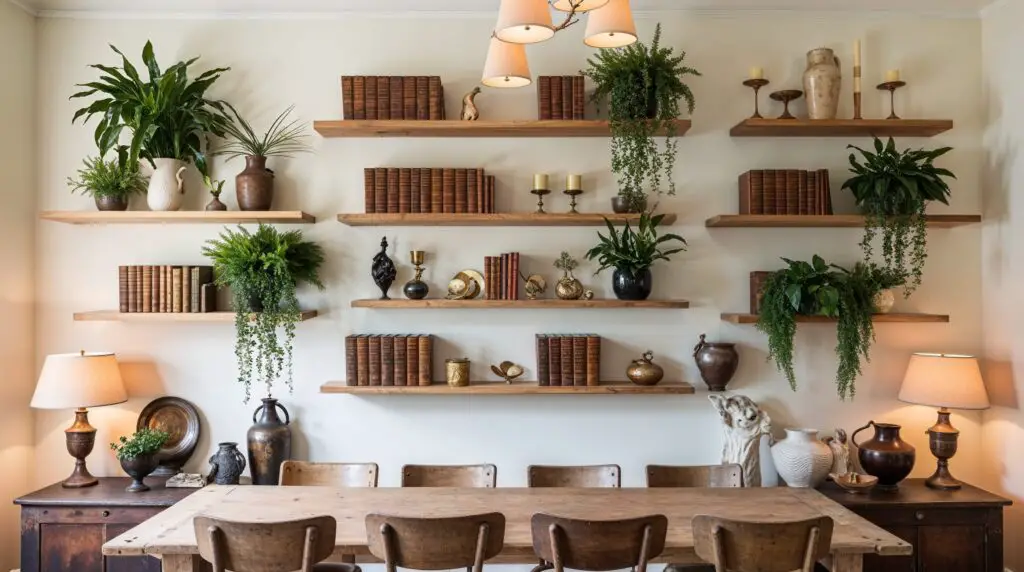 Shelves and Decor Mounted on Your Walls