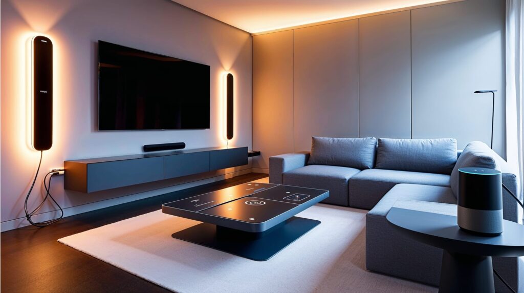 Technology Integrated Design Smart Living room