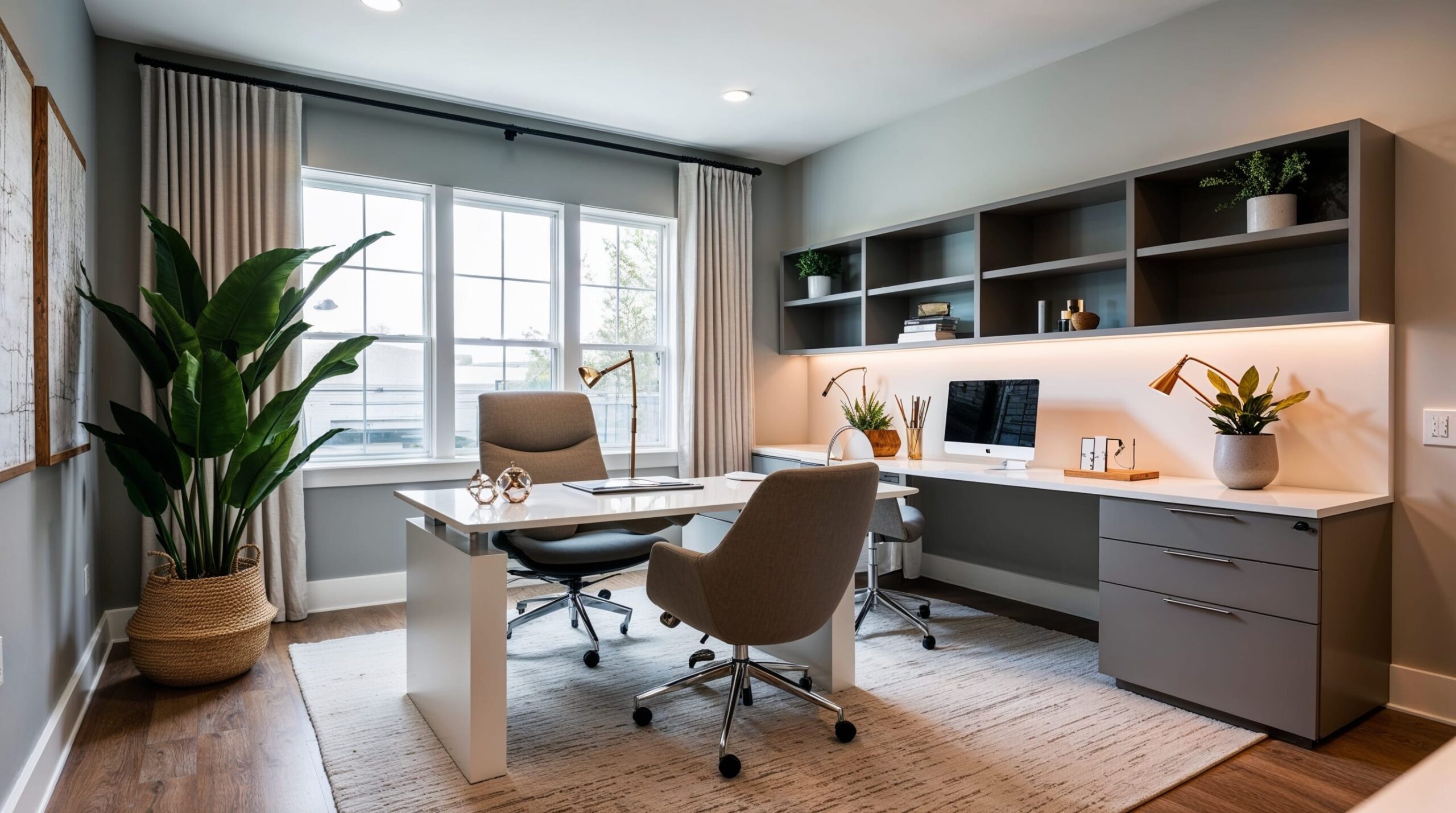 What are the Benefits of a Custom Home Office Design.